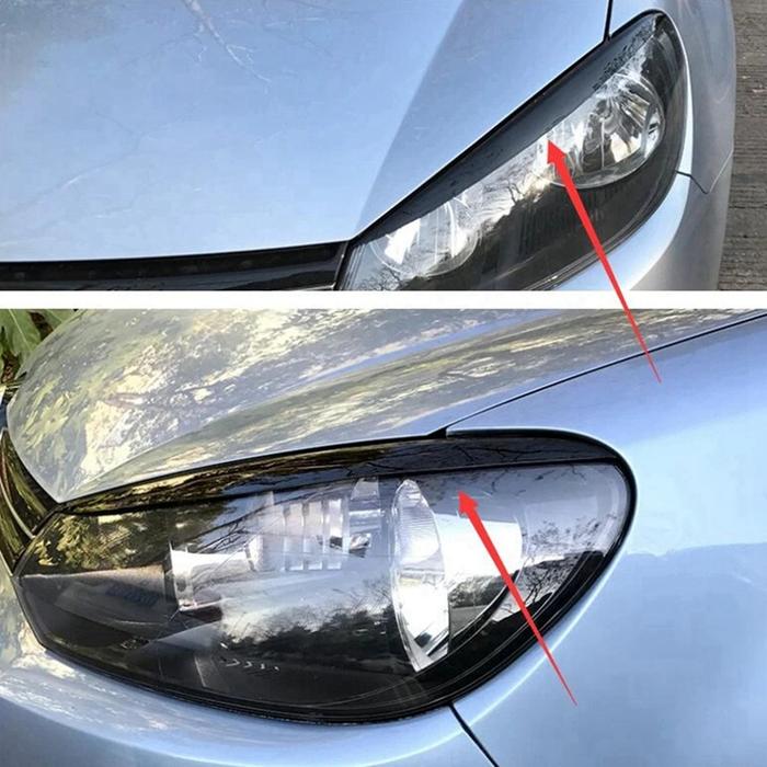 Headlight Brow Headlight Decorative Sticker Headlight Eye Brow Sticker