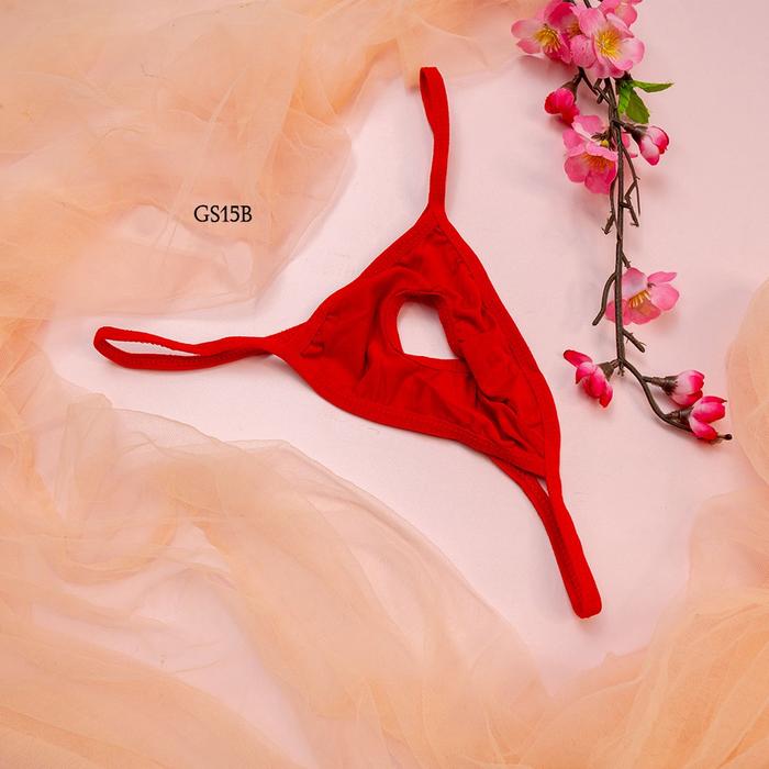 5 pcs Underwear Pria Celana Dalam Thong Sexymotif Gajah Putih Gs15C