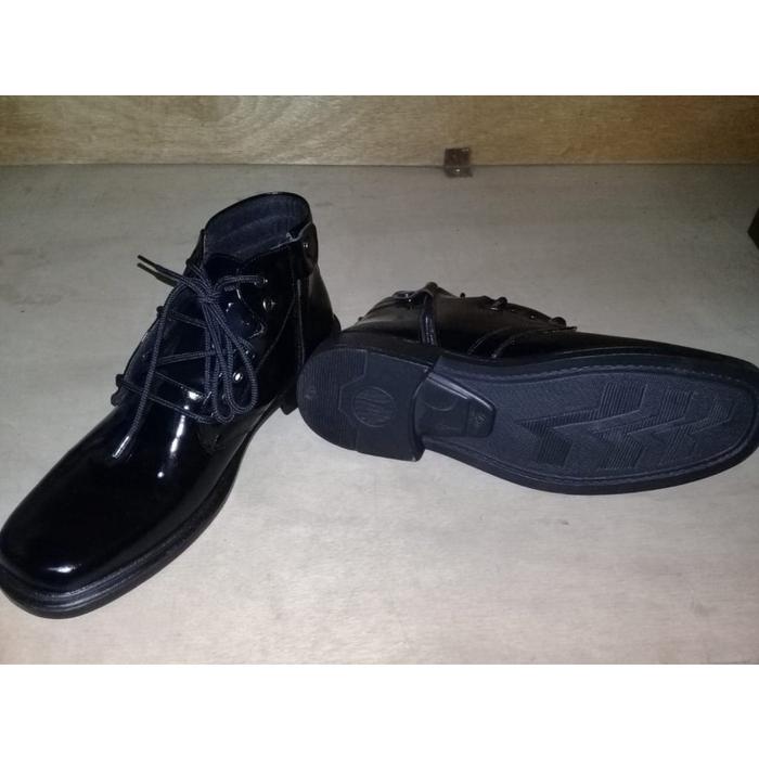 Sepatu PDH Rambo Medan | Sepatu Pria Rambo Medan Kulit Lux Tali Dan