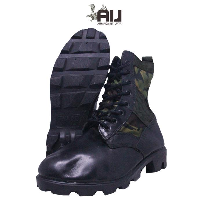 Sepatu PDL Jatah TNI AD Loreng | Sepatu PDL Apel Loreng