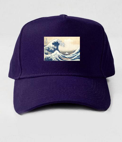 Topi Baseball Premium CAMOE The Great Wave off Kanagawa