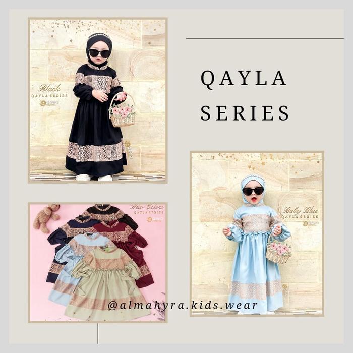 READY GAMIS ONLY - Baju Pesta Anak Perempuan Qayla Series By Qavio