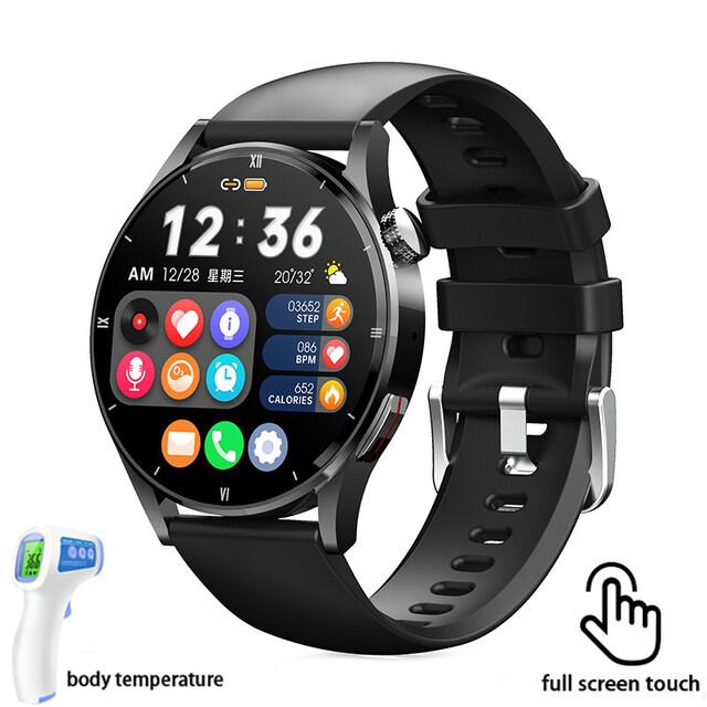 Top LIGE Jam Tangan 2023 Untuk Jam Tangan Pintar Pria, Layar HD AMOLED