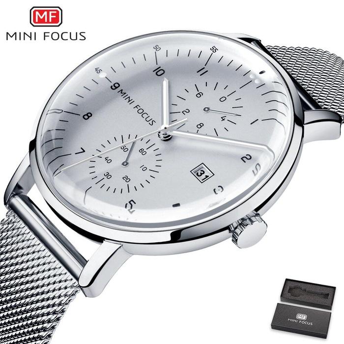 Diskon MINI FOCUS MINI FOCUS MF0052G Jam Tangan Pria, Fashion Jam Tang