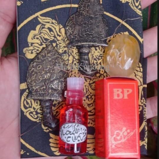 Paket 2Pcs Keris Semar Minyak BP + Batu combong antik