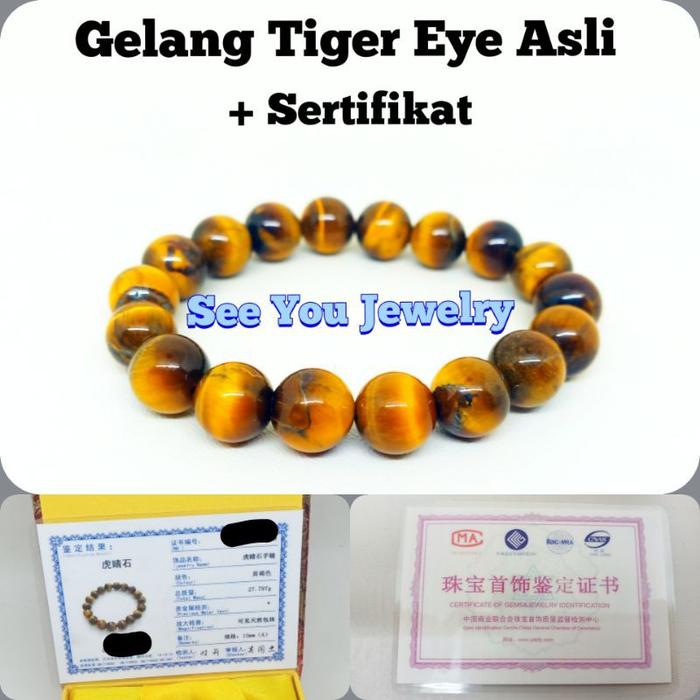 Gelang Batu Giok Hijau Asli Bersertifikat