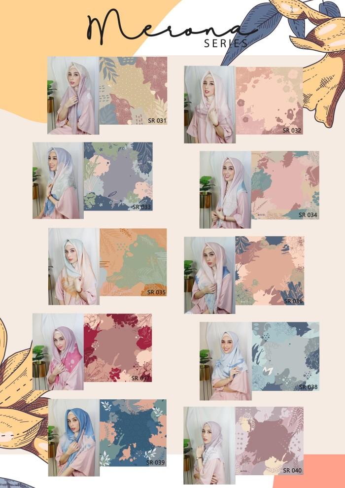 Hijab Segi Empat Danyta Fashion Bahan Voal - Merona Series