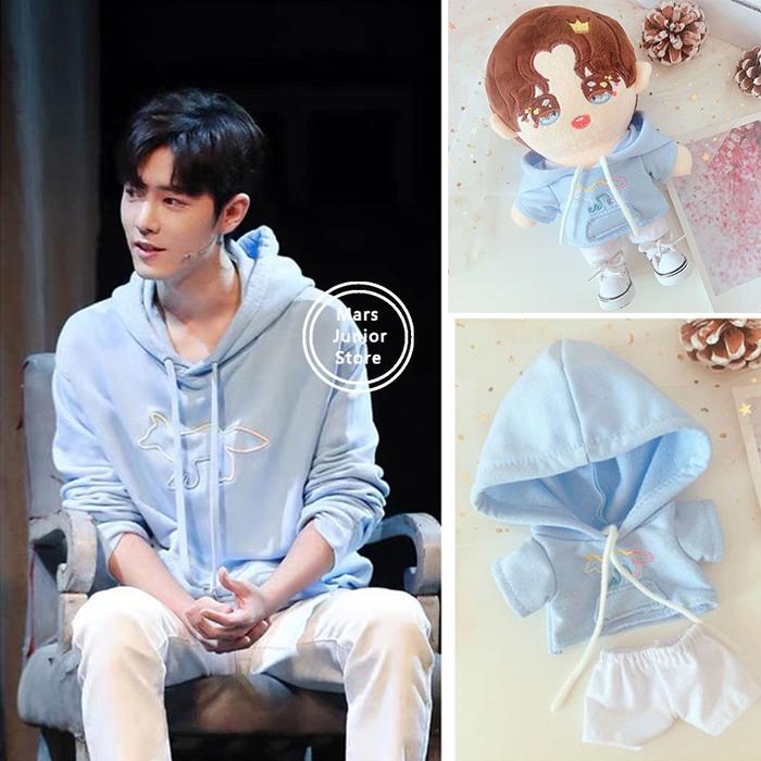 20CM Ready Stock Sean Xiao Zhan BTS Doll Clothes Hoodie Pants Toy