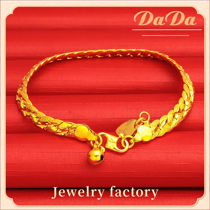 hongkong asli emas 24k 9999/Gelang tulang ular pria dan wanita /