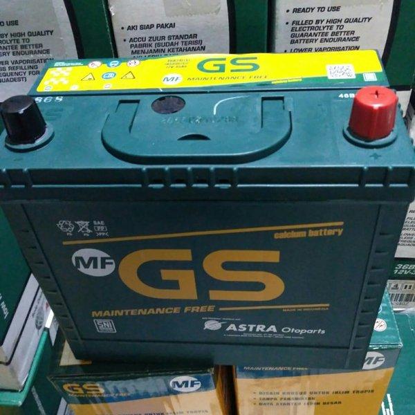 Aki Mobil Battery GS ASTRA Type GS MF 46B24LS NS60LS 12V 45AH