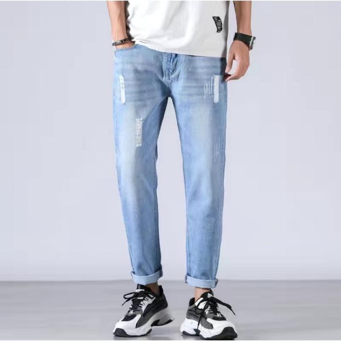 Celana jins pria celana jeans pria sobek celana lois original pria