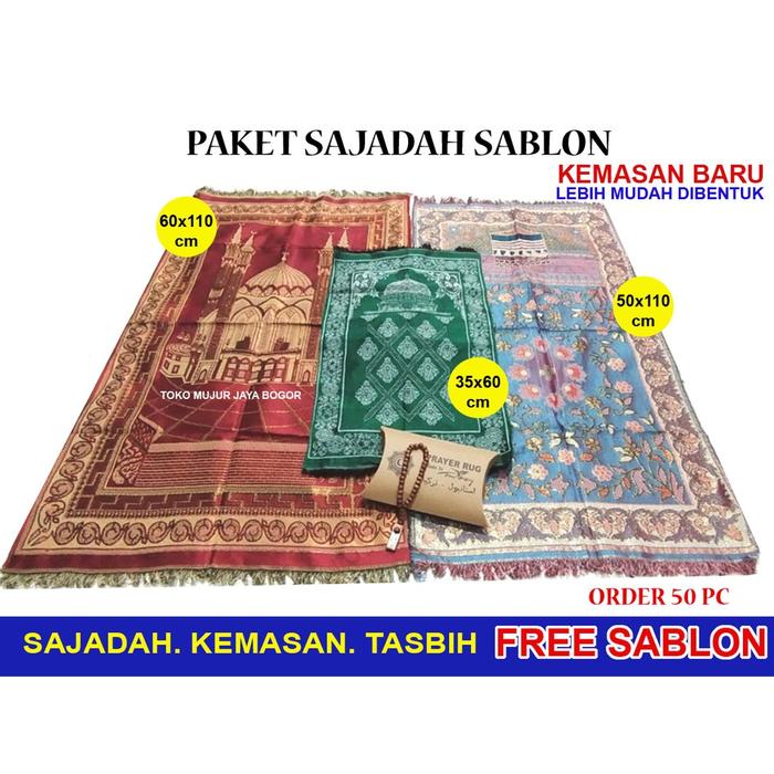 Promo Paket Sablon Sajadah Box