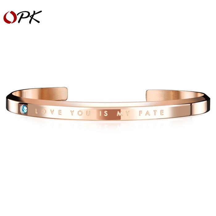 OPK Gelang Untuk Wanita Berlapis Emas Mawar Zir Conium Fashion Gelang