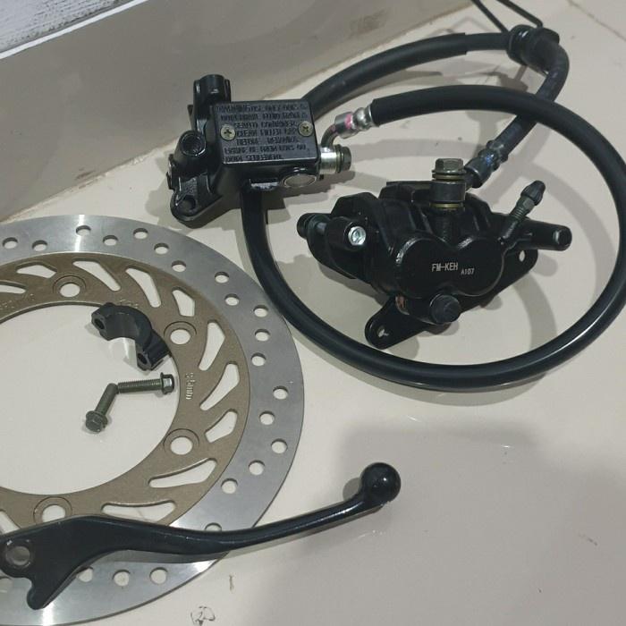 " Cakram Depan Megapro Mono Kaliper Set Megapro 2006 Megapro Primus "