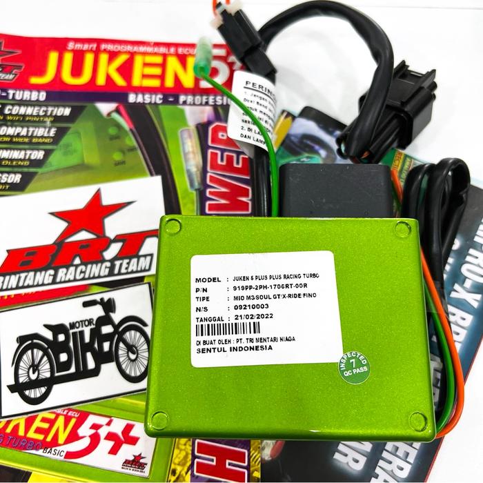 " Ecu Brt Juken 5++ Mio M3 Soul Gt Fino 125 X Ride 125 Dualband Racing