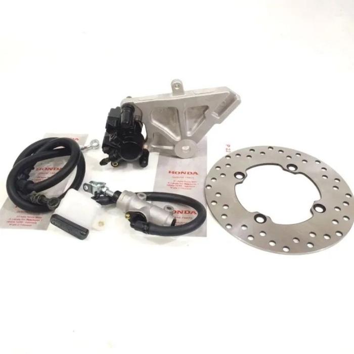 " 4Item Tiger Revo Kaliper Assy Belakang + Selang Rem + Master Rem Set