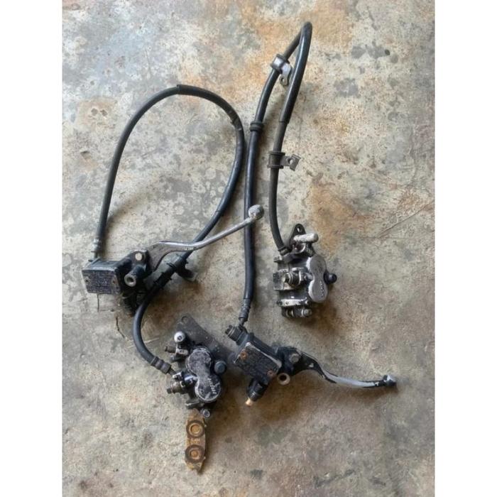 " Master Kaliper Depan Original Tirev Satu Set Siap Pakai Original