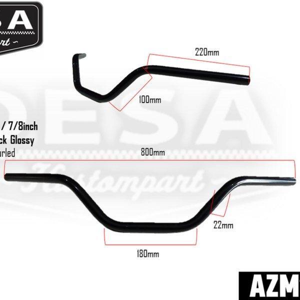 " Stang Custom Stang Motor Stang W175 Stang Royal Enfield 48 Bar Hitam