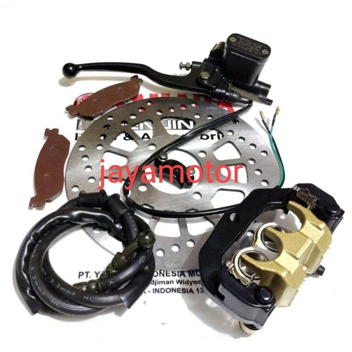 " 4Item Fizr Selang Rem+Piringan+Master Rem Set+Kaliper Depan Yamaha