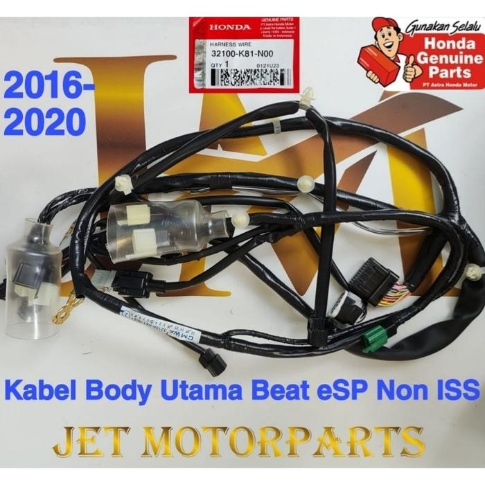 " Kabel Body Utama Atau Harness Wire Beat Esp 2016 - 2020 Non Iss Asli