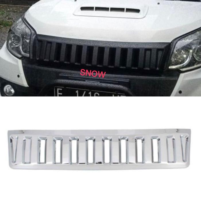 " Grill Depan Bumper Rush Terios 2012 2014 2015 2017 Hummer Hitam