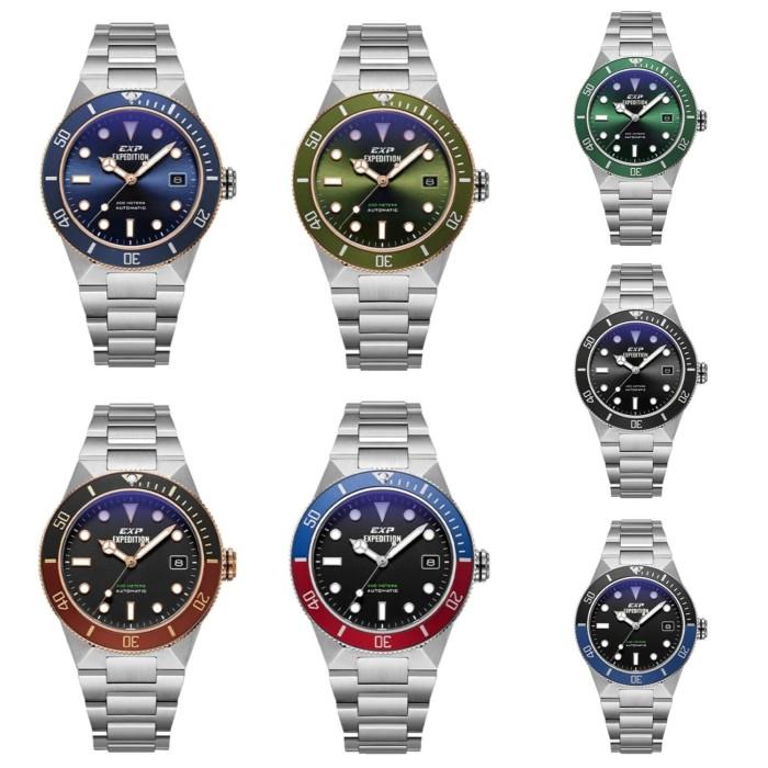 JAM TANGAN PRIA EXPEDITION EXP 6851 / E6851 / E6851 RANTAI ORIGINAL