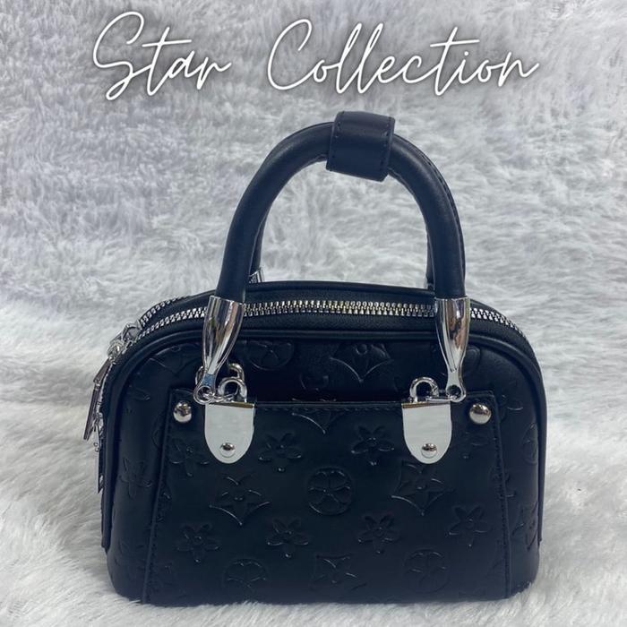 Tas Wanita Import Selempang Alma Mini Hitam Lucu Best Quality