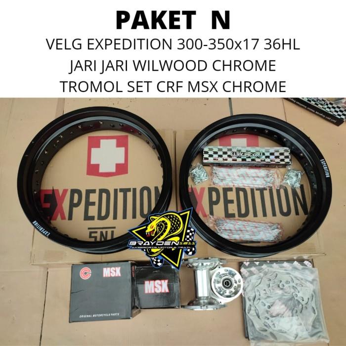 whellset supermoto CRF 300-350/whellset crf/vleg set crf - CRF set