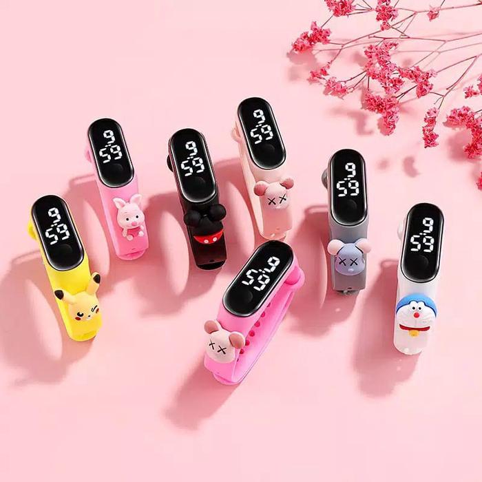 \\TERBEST// GROSIR Jam Tangan Anak Murah Karakter BT21 Motif LED