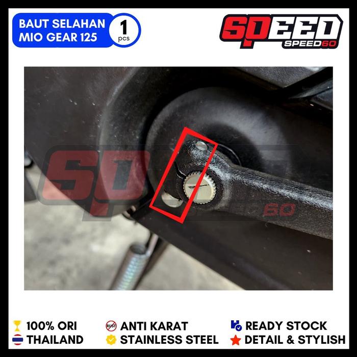 Baut Engkolan Selahan Yamaha Mio Gear 125 Probolt Thailand King Nut