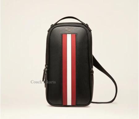 Tas Selempang Pria Bally Coated Canvas Sling Bag