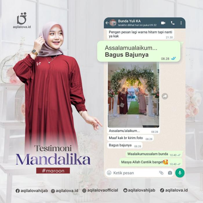 \NEW/ [GAJIAN SALE] KAFTAN MANDALIKA ORIGINAL BY AQILALOVA - Kaftan