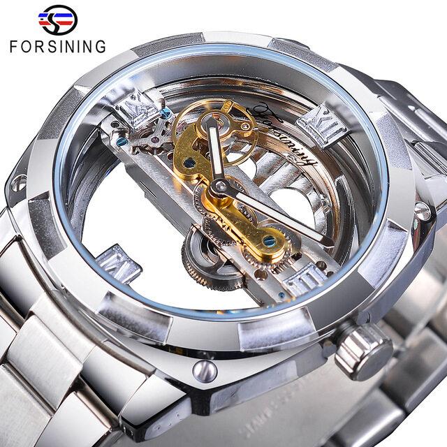 Original Forsining Men's Transparent Design Mechanical Watch Automatic