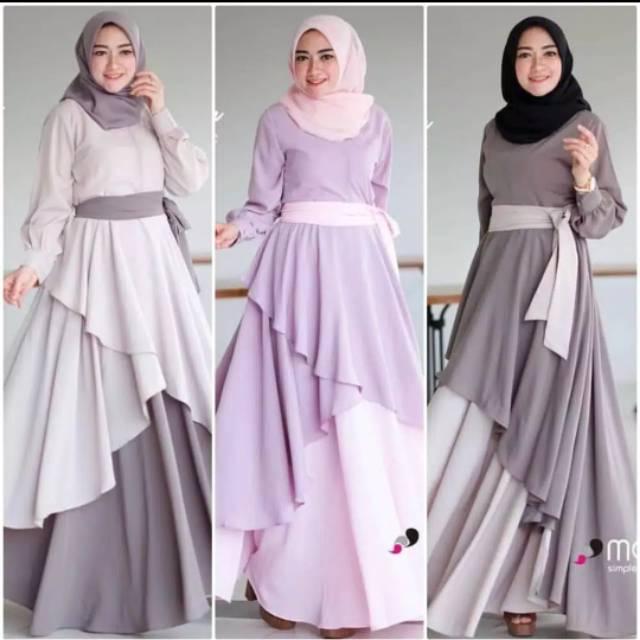 \NEW/ Zalea maxy/dress size S,M,L,XL (Bisa COD) Gamis jumbo Gamis