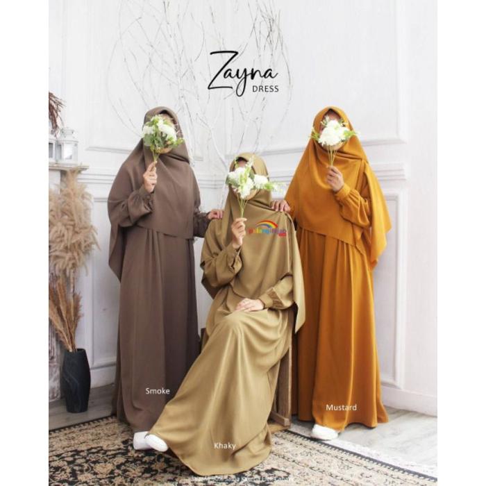 \NEW/ Gamis Zayna By Pelangi Hijab
