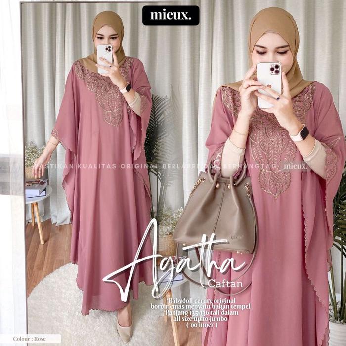 \NEW/ AGATHA KAFTAN kaftan bordir original mieux isyana mieux kaftan