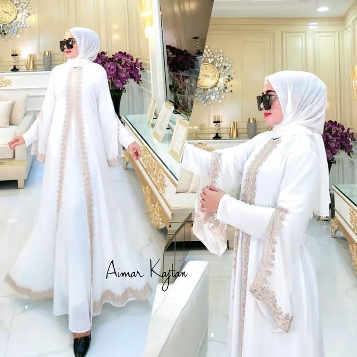 \NEW/ PROMO!!!!!!!! Aimar Kaftan - Kaftan Lebaran Terbaru 2023 Elegan