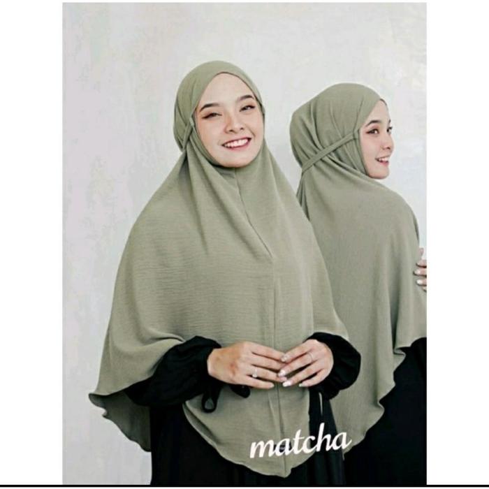 \NEW/ BERGO CRINKLE AIRFLOW PREMIUM/JILBAB CRINKLE AIRFLOW/JILBAB
