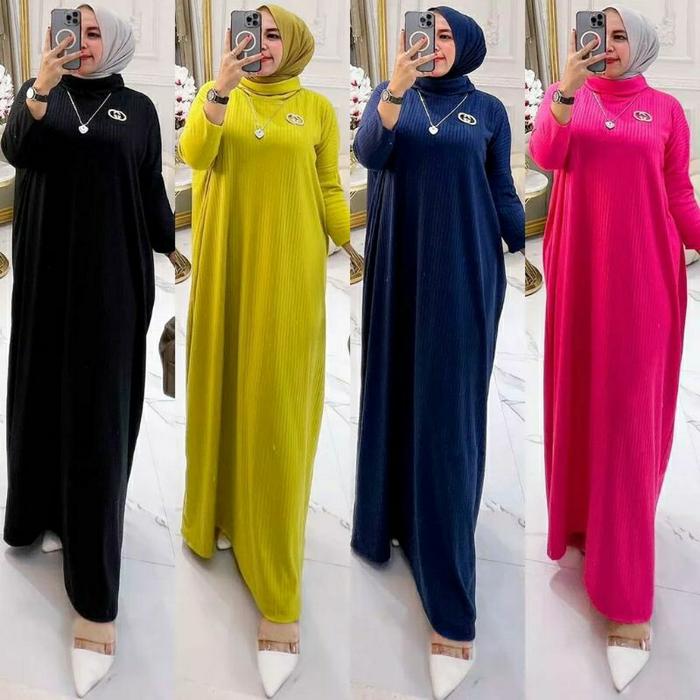 \NEW/ Arabian Kaftan Knit Mango Import Murah Kekinian / Kaftan Dress