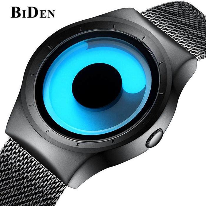 Biden Merek Mewah Pria Jam Tangan Desain Unik Pria Kuarsa Jam Tangan O