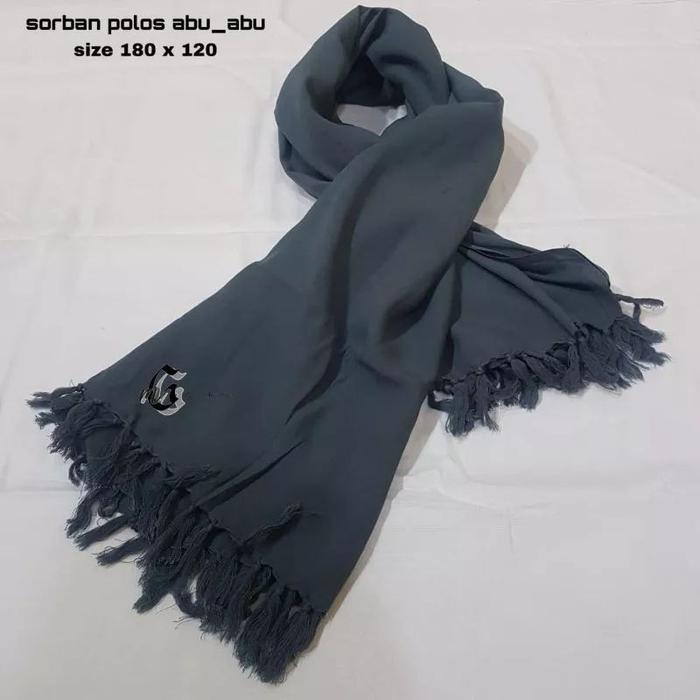 \BEST/ Sorban polos Abu abu biru hitam putih coklat hijau serban