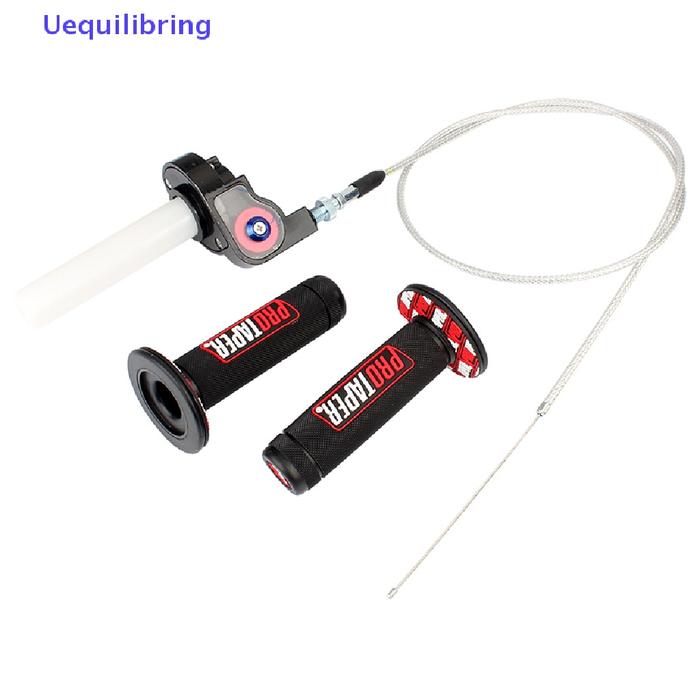 Uequilibring Grips Motor Dengan 1per4 Quick Turn Throttle Set Kabel