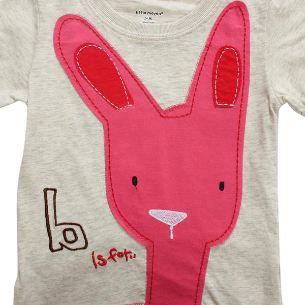 Good 2015 New Little Maven Baby Girl Children Rabbit Light Grey '