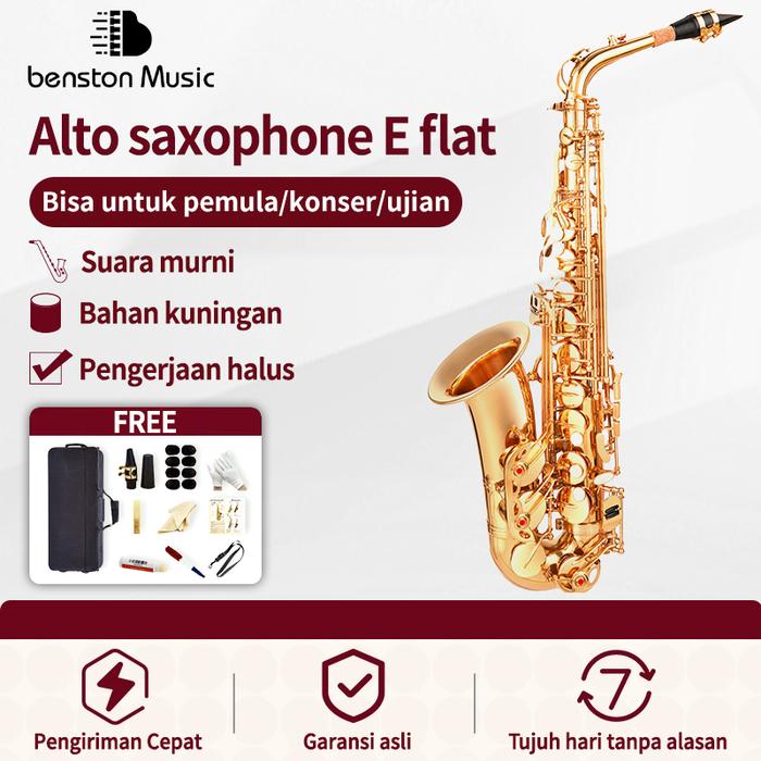 Benston Music- Instrumen Saxophone Alto Saxophone E Flat Saxophone