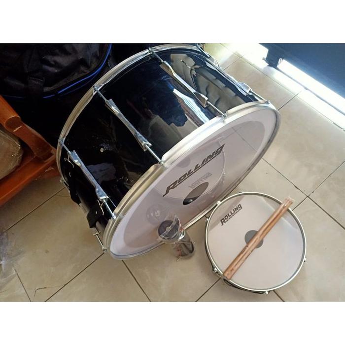 Jual bass drum suporter 26 inc snare drum 14 inc Murah