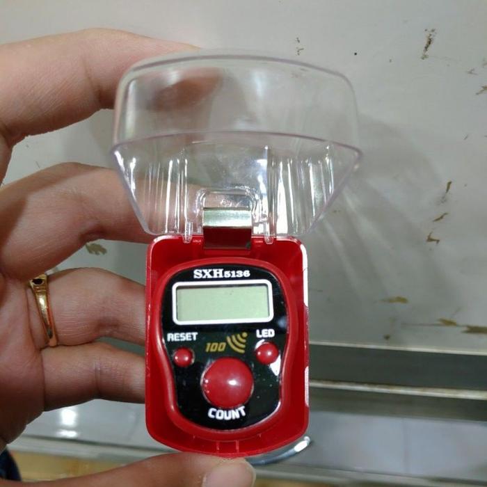 TASBIH DIGITAL LAMPU ALARM COUNTER DIGITAL MURAH ALAT HITUNG DZIKIR