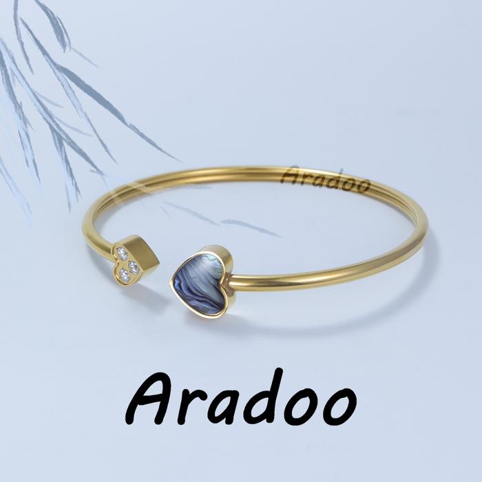 Gelang Energi Germanium Kulit Kerang Abalon Laut Dalam Gelang