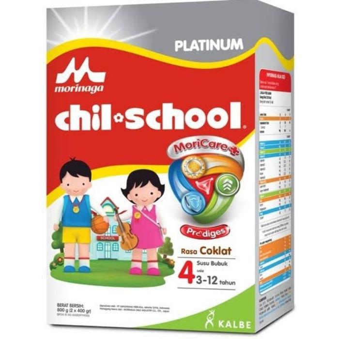 Chil School Platinum 4 Cokelat 800 Gram Box