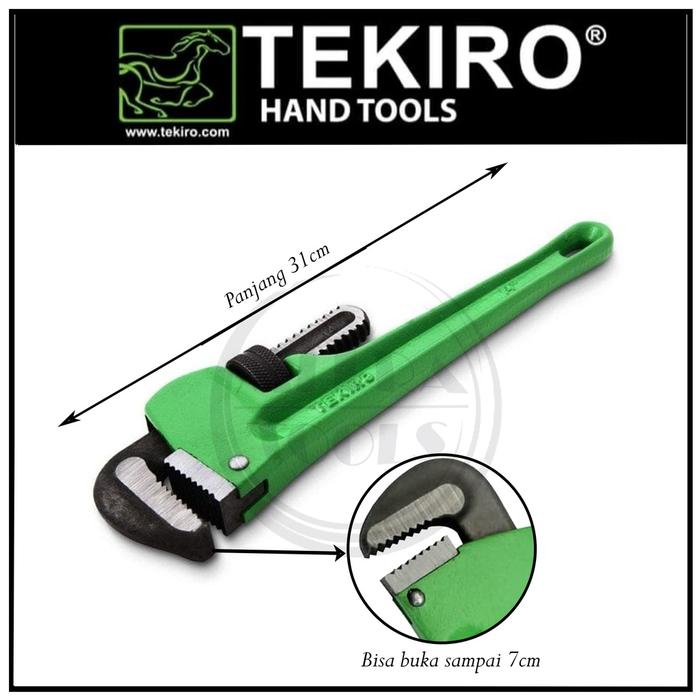 TEKIRO Kunci Pipa 14 Inch / Pipe Wrench Kunci Pipa Ledeng 14" Original