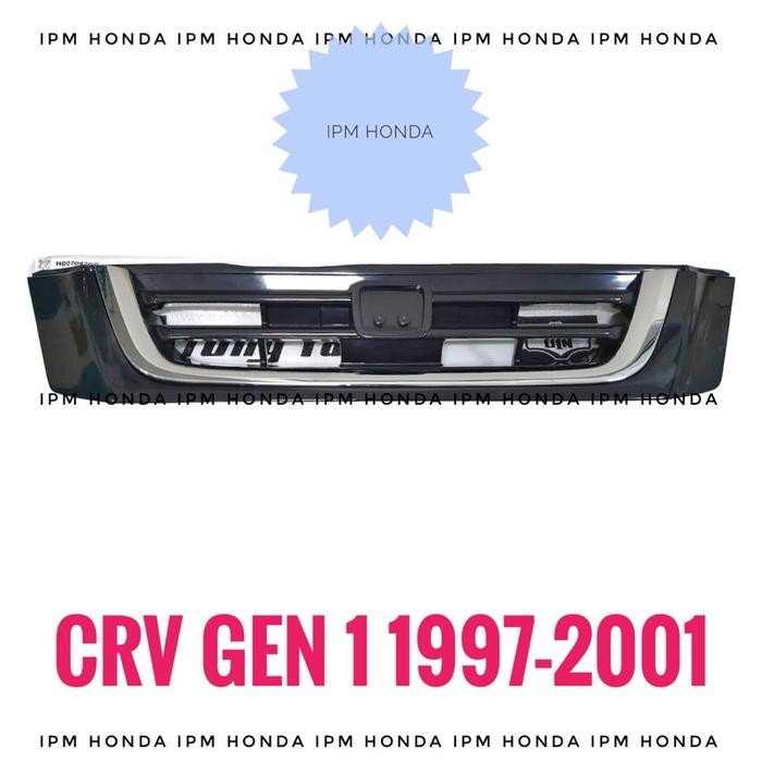 Moulding Base Front List Lys Grill Grille Depan Honda CRV GEN 1 RD1